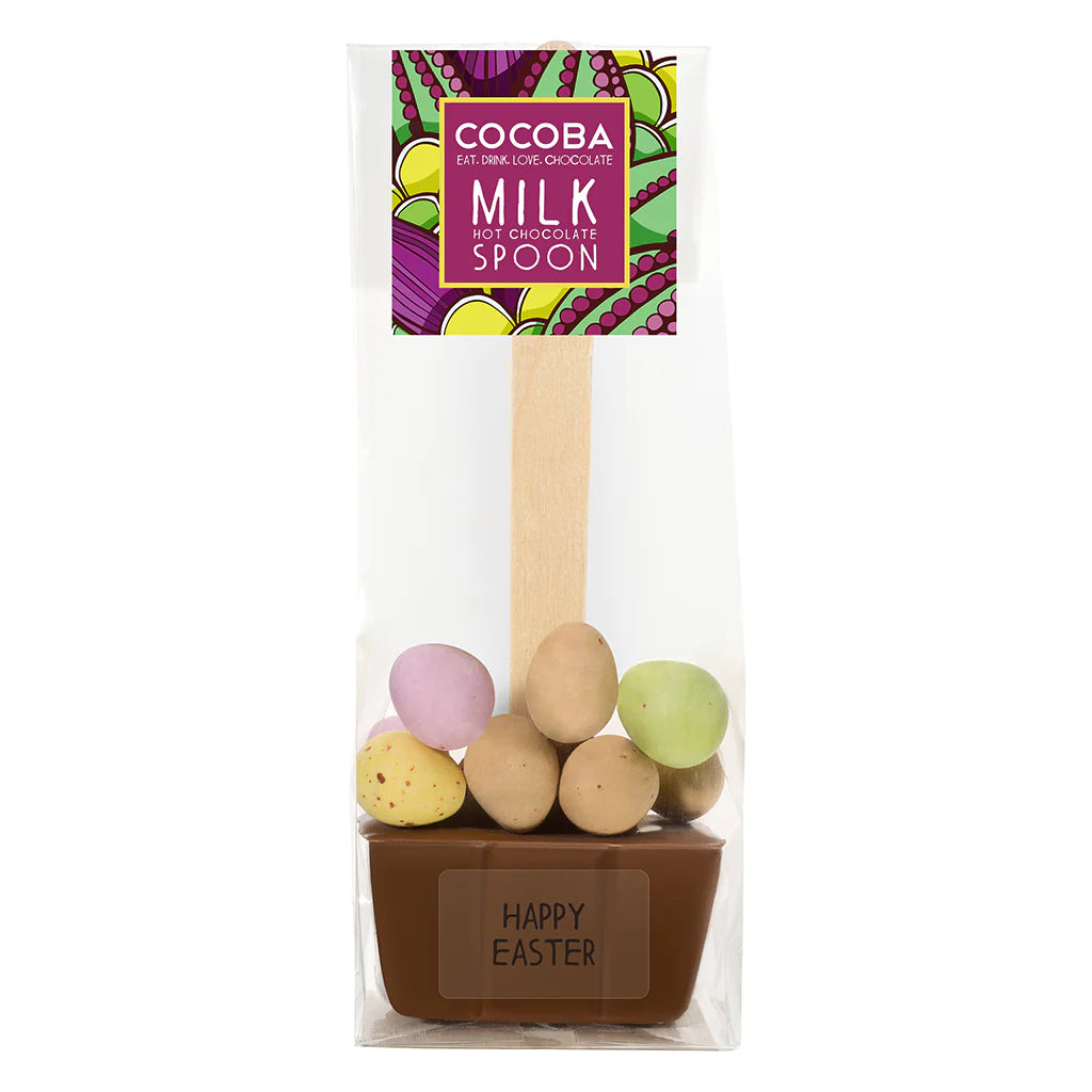 Cocoba Hot Chocolate Spoon with Easter Eggs