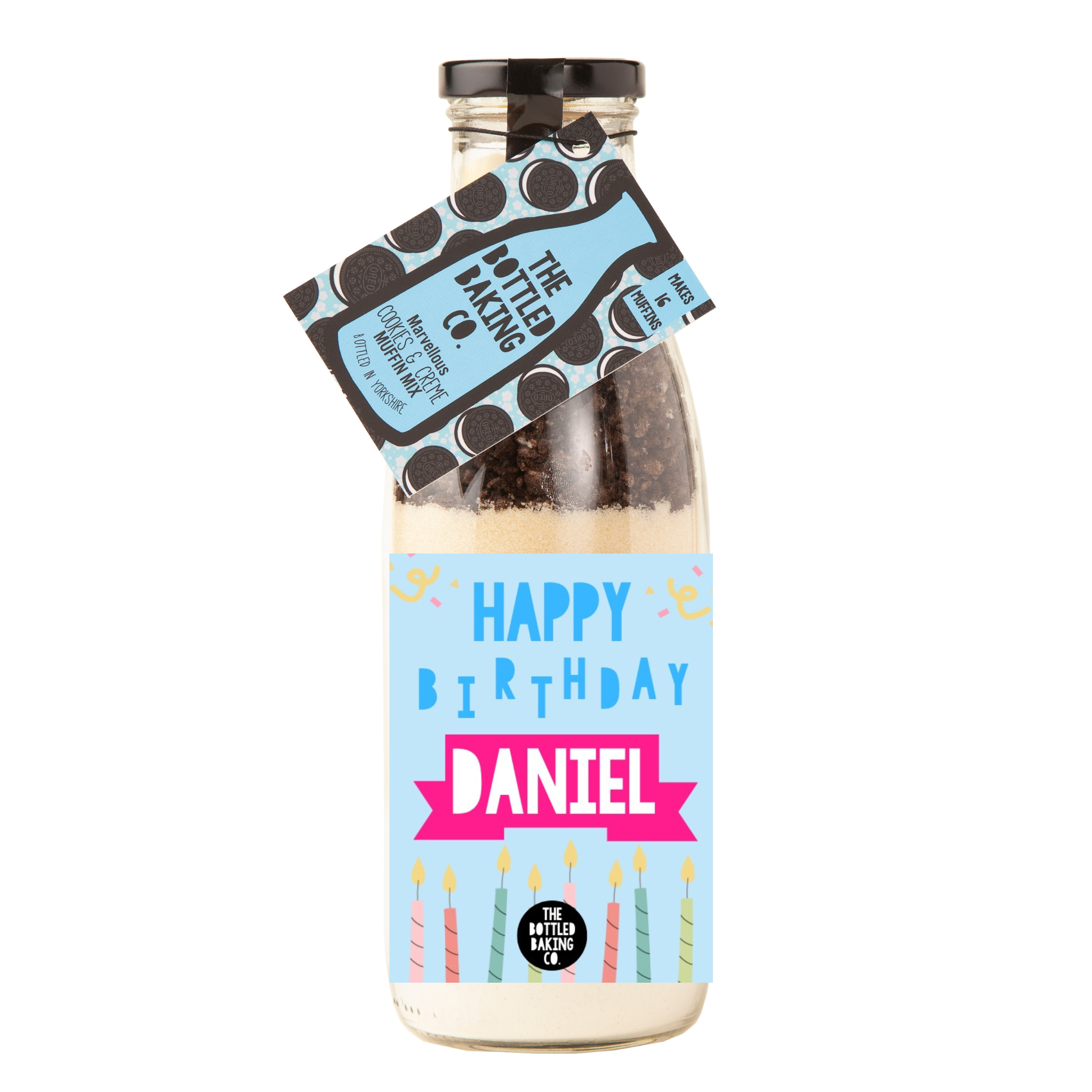 Personalised Birthday Cookies & Creme Muffin Mix