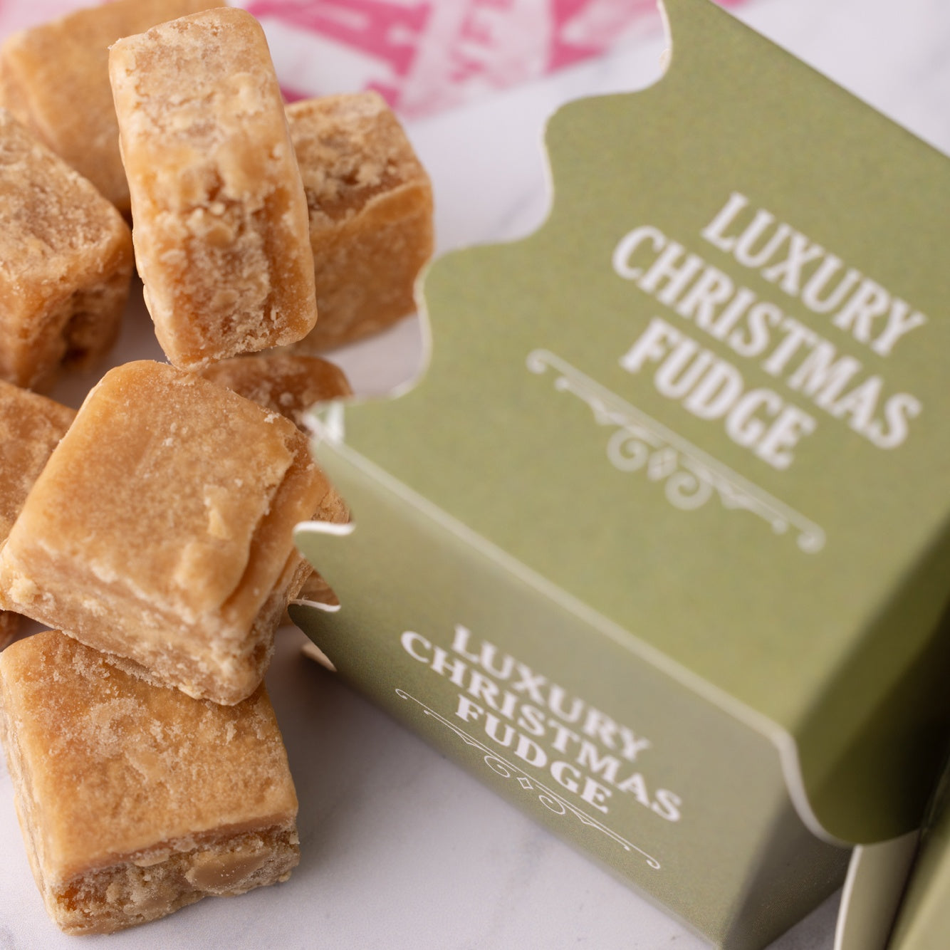 Personalised Fudge Christmas Cracker - 100g