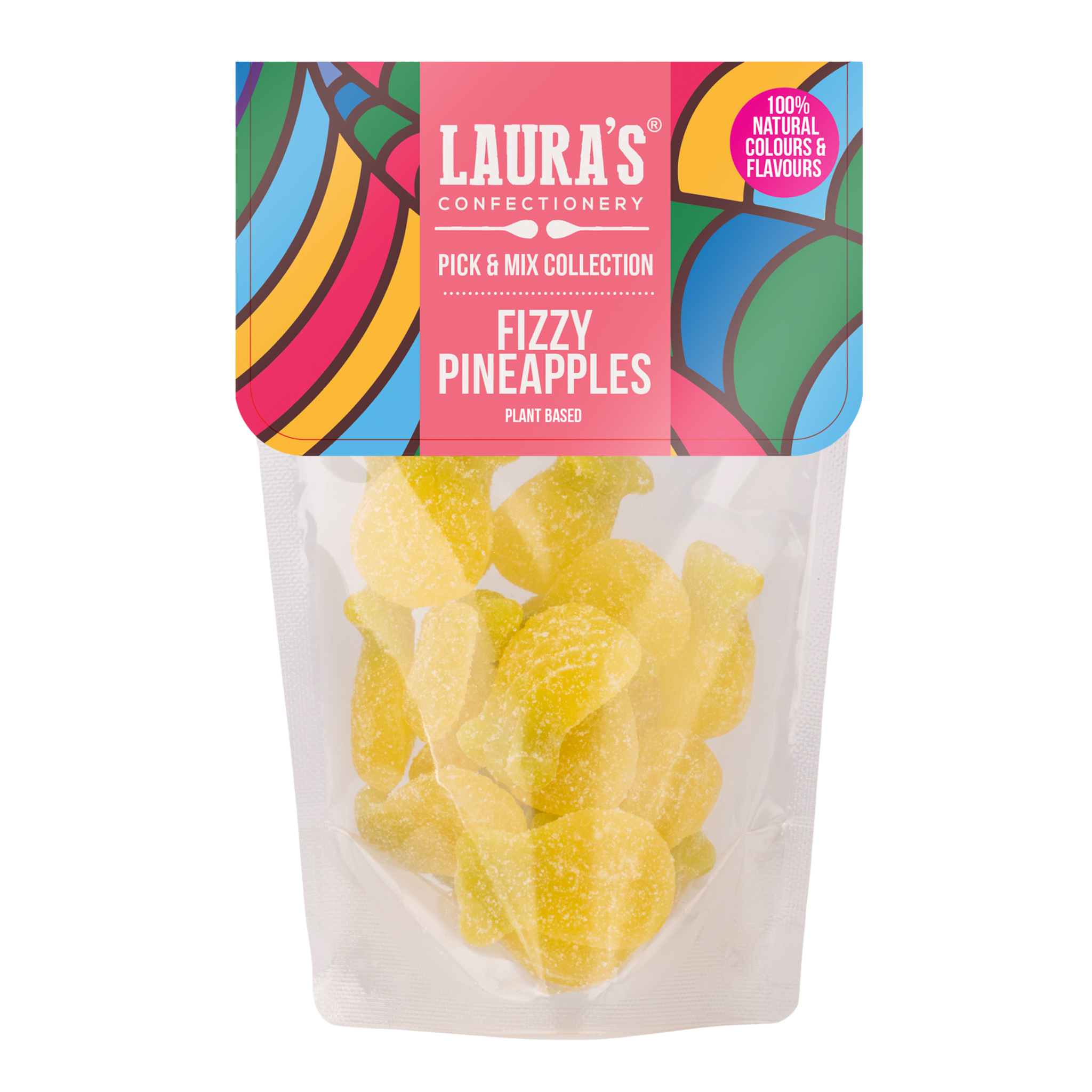 Laura's Fizzy Pineapples Pouch - 146g