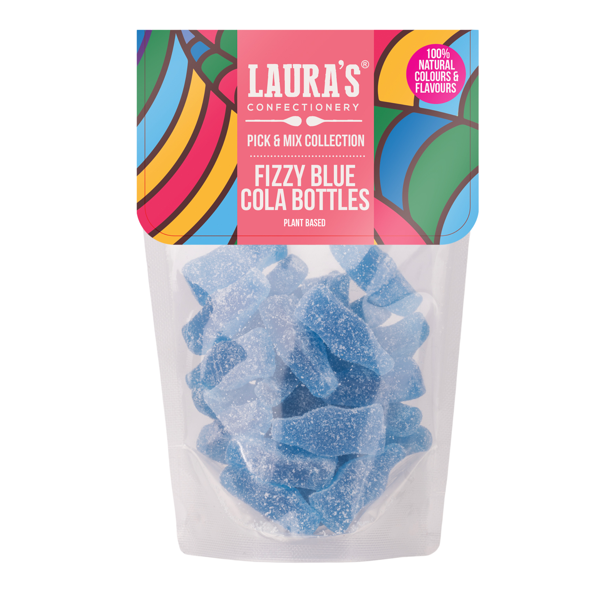 Laura's Fizzy Blue Bottles Pouch - 150g