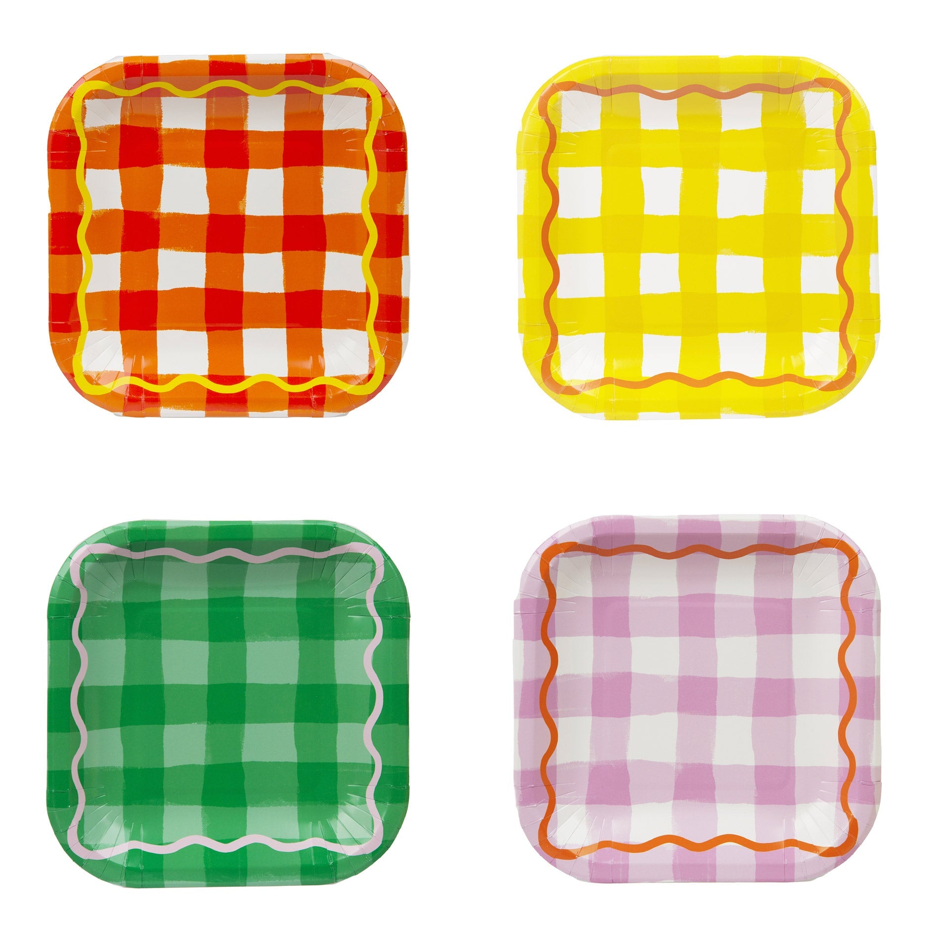 EVERYONE'S WELCOME SQUARE PAPER
PLATES 17CM 12PK