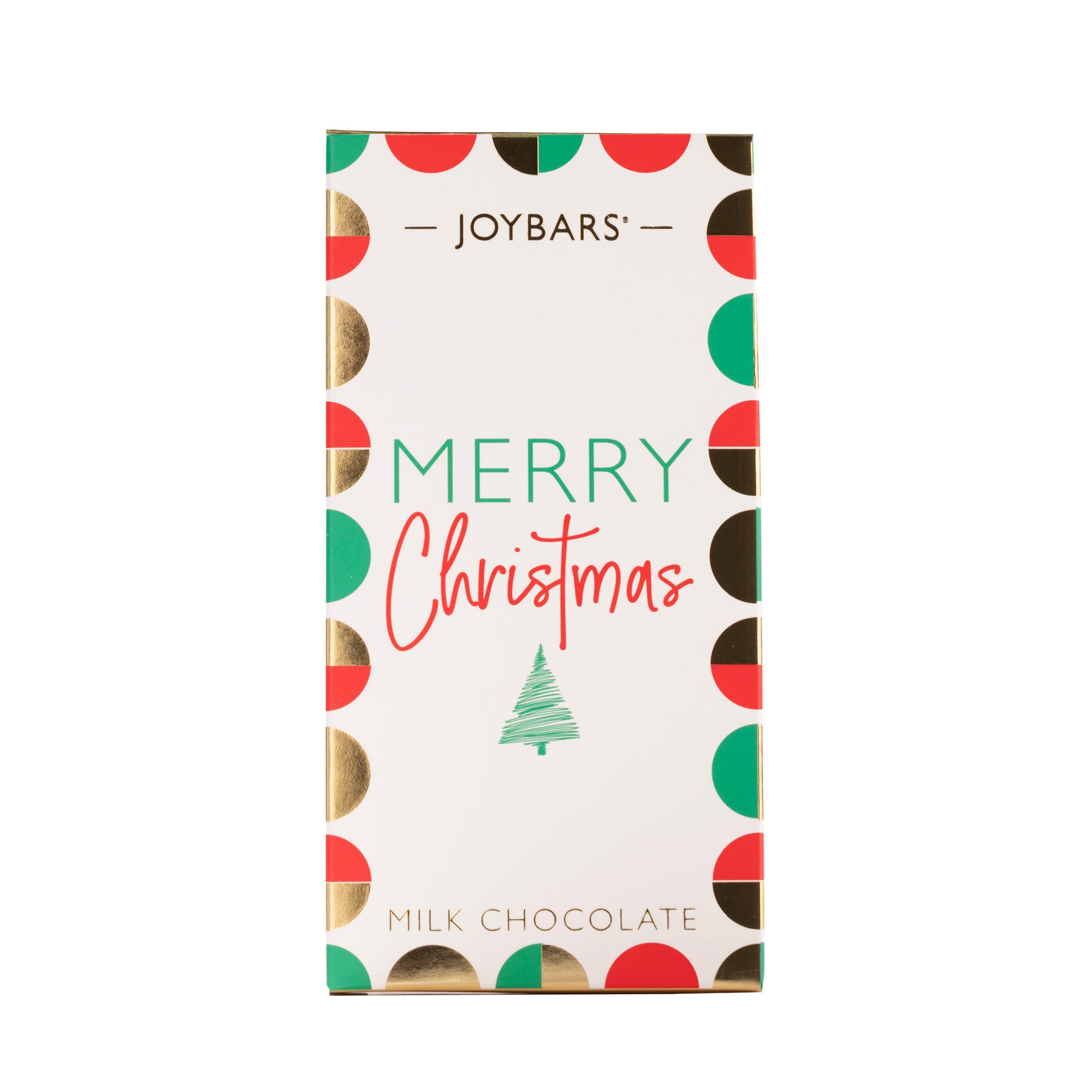 Joypots Merry Christmas Milk Chocolate Bar