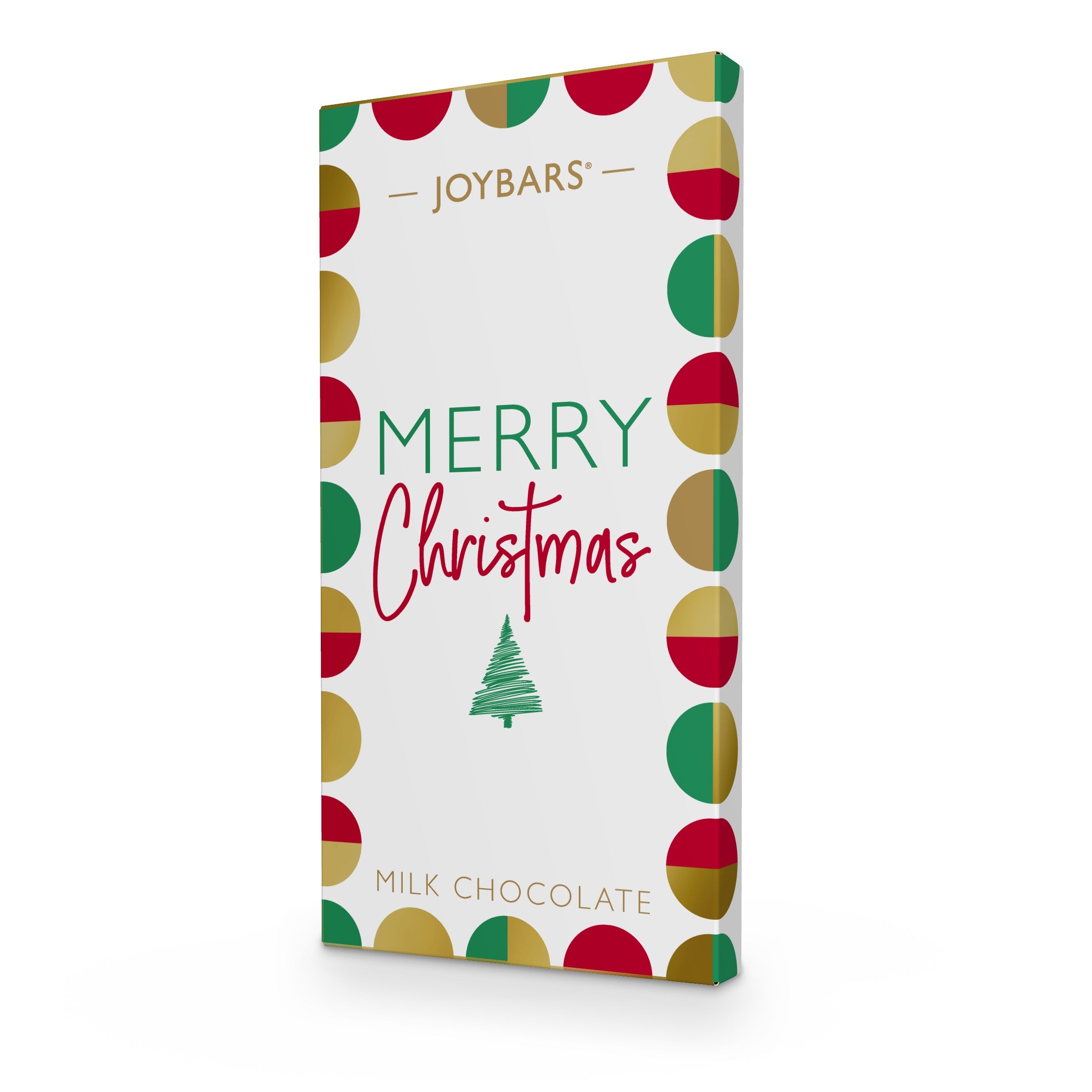 Joypots Merry Christmas Milk Chocolate Bar