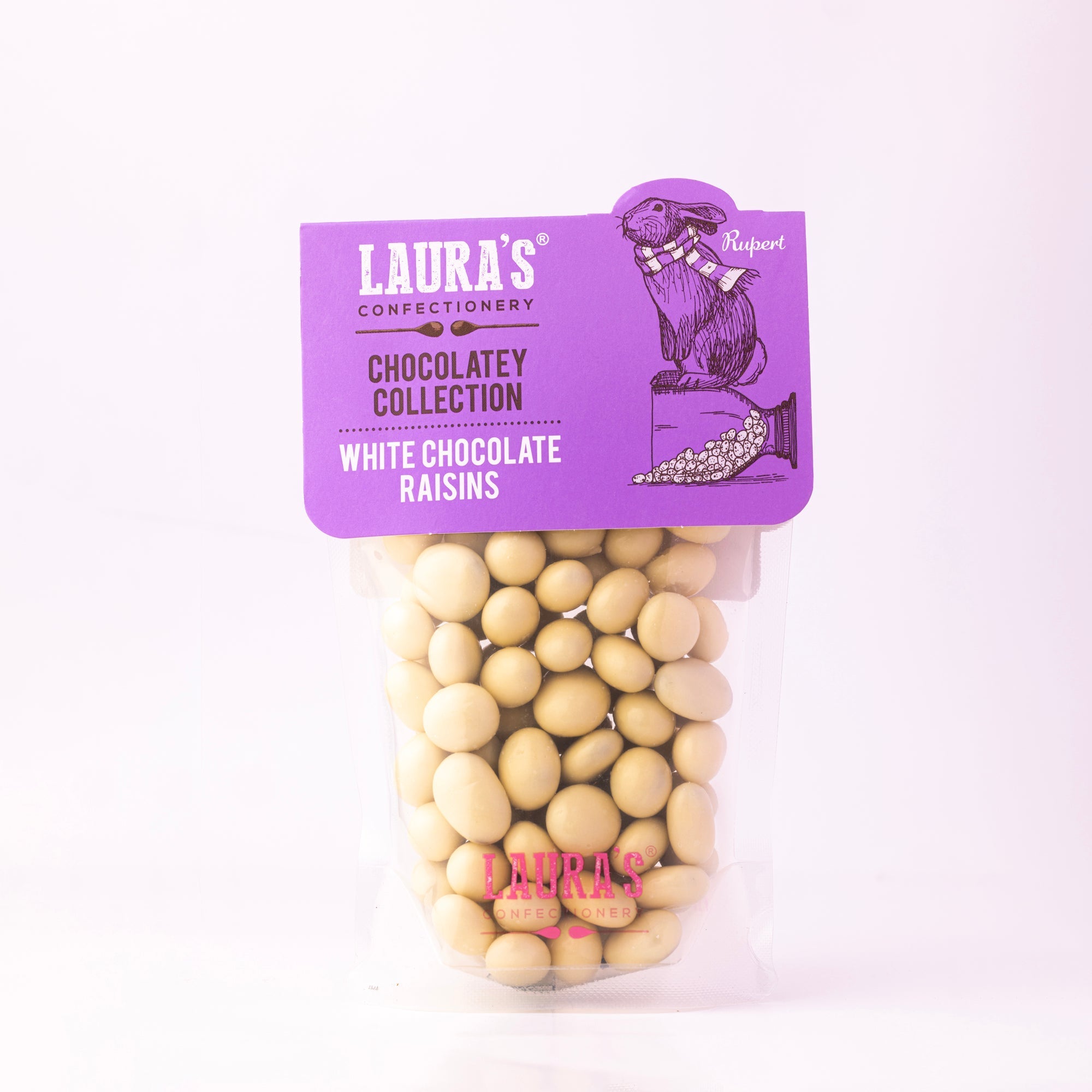 Laura's White Chocolate Raisins Pouch - 150g