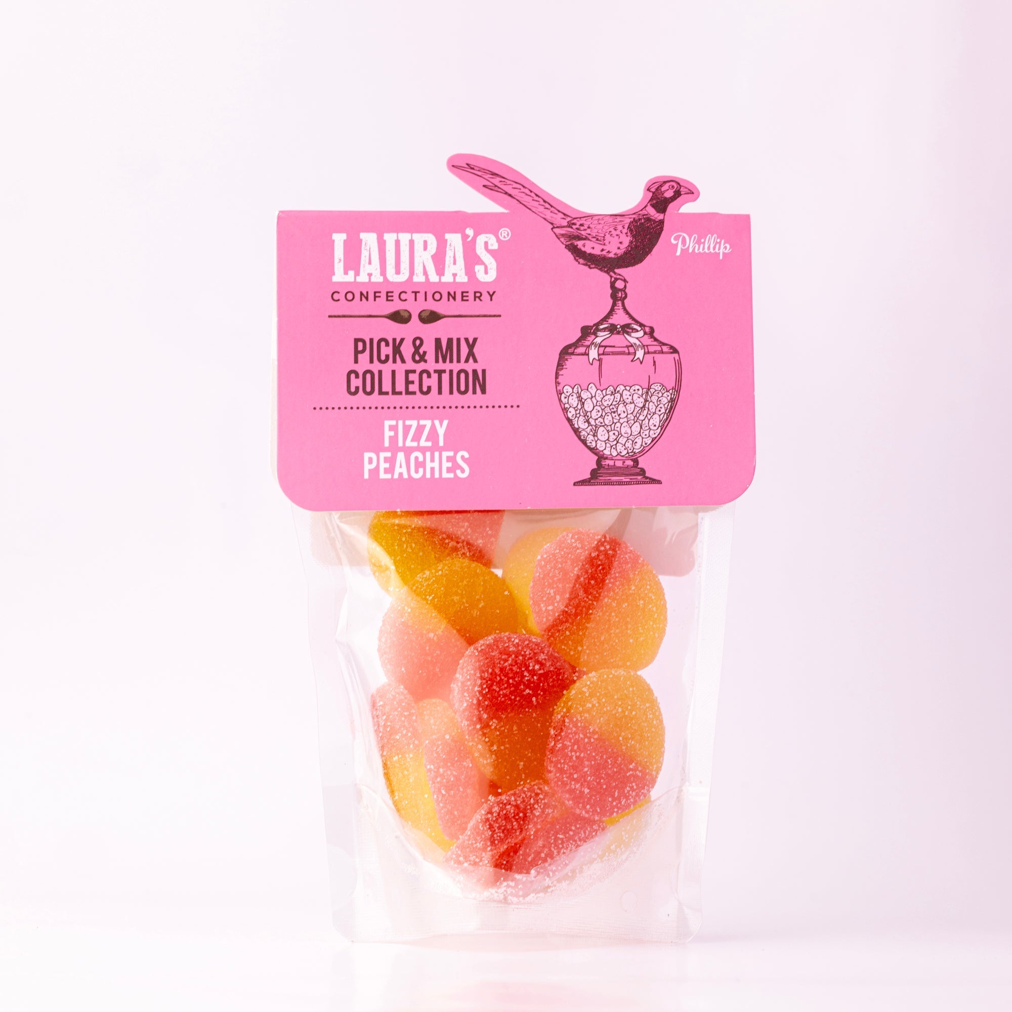 Laura's Fizzy Peaches Pouch - 148g