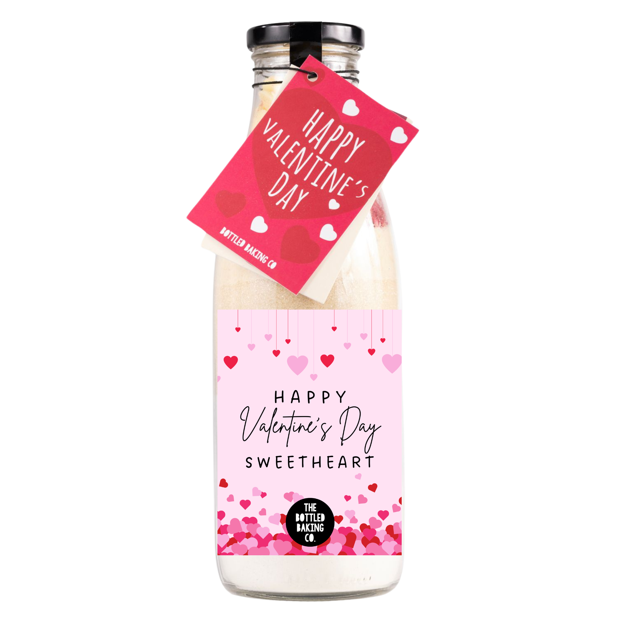 Personalised Valentine Raspberry & White Chocolate Cake Mix