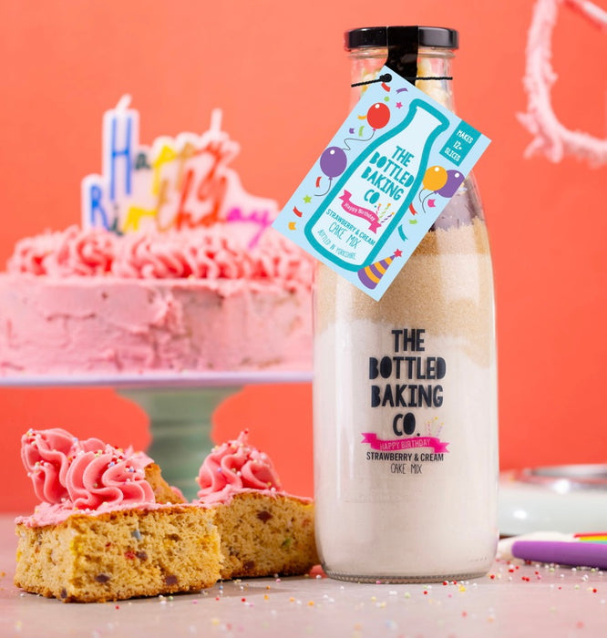 Happy Birthday Cake Bottled Baking Mix-750ml