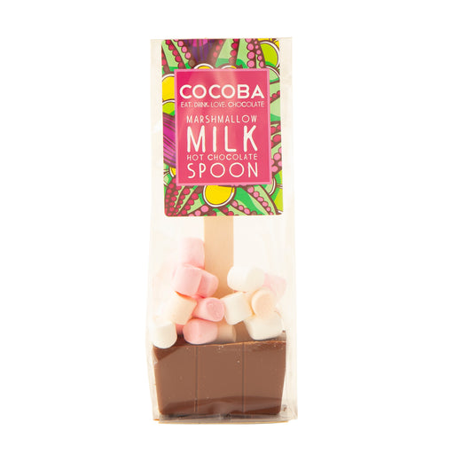 Cocoba Hot Chocolate Spoon with Marshmallows - Confectionery - Bottled Baking Co