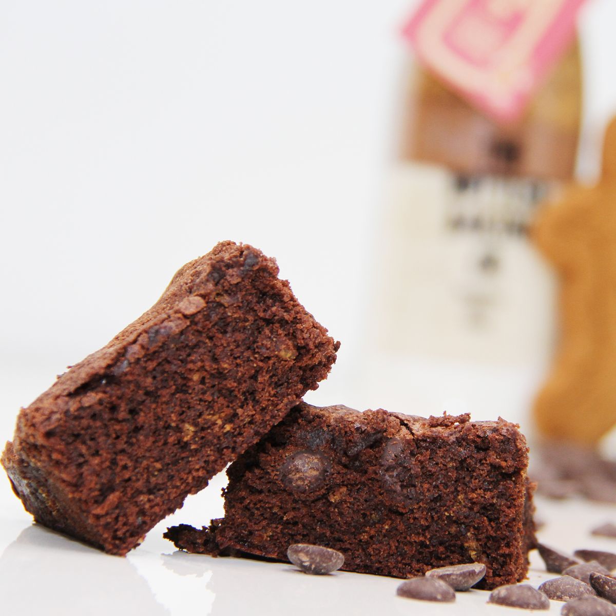 Two Chocolate Brownie Baking Mixes in a Bottle - Cake Mix - Bottled Baking Co